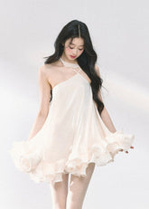 Imperial Sister Wind Hanging Neck short Dress